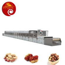 Tunnel type soybean peanut microwave sterilizer grain and nut dryer